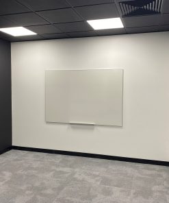 Whiteboard installed in office with a penledge